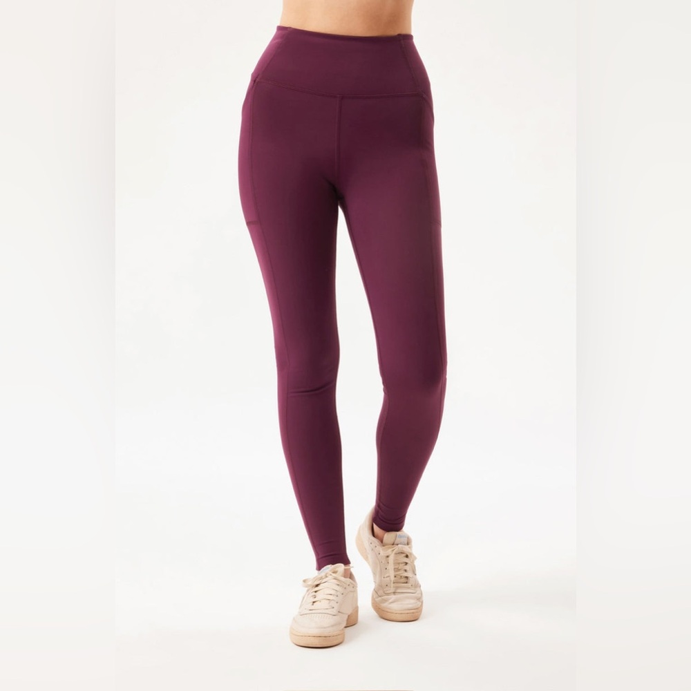 Girlfriend Collective Plum Compressive Pocket Legging